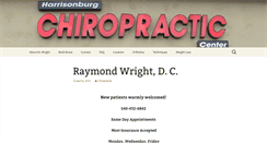 Desktop Screenshot of drwrightchiro.com